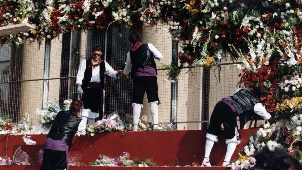 Ofrenda de Flores Zaragoza. 1995